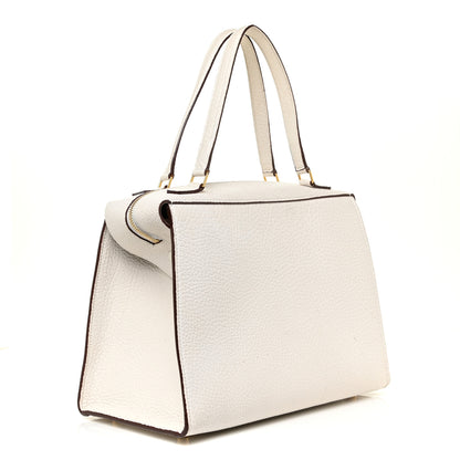 Celine Bullhide Calfskin Medium Ring Bag White 3 of 22