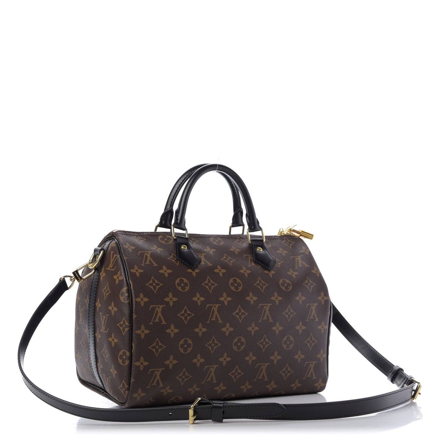 Monogram My World Tour Speedy Bandouliere 30 Black