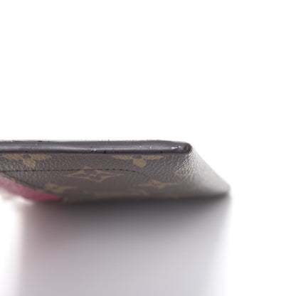 Louis Vuitton Monogram Zipped Card Holder Fuchsia 7 of 7