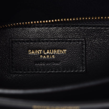 Saint Laurent Patent Turtle Embossed Monogram Cassandra Clasp Bag Black 7 of 13