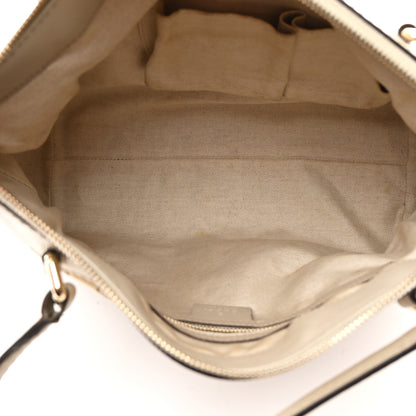 Gucci Monogram Web Mayfair Top Handle Satchel Beige 5 of 15