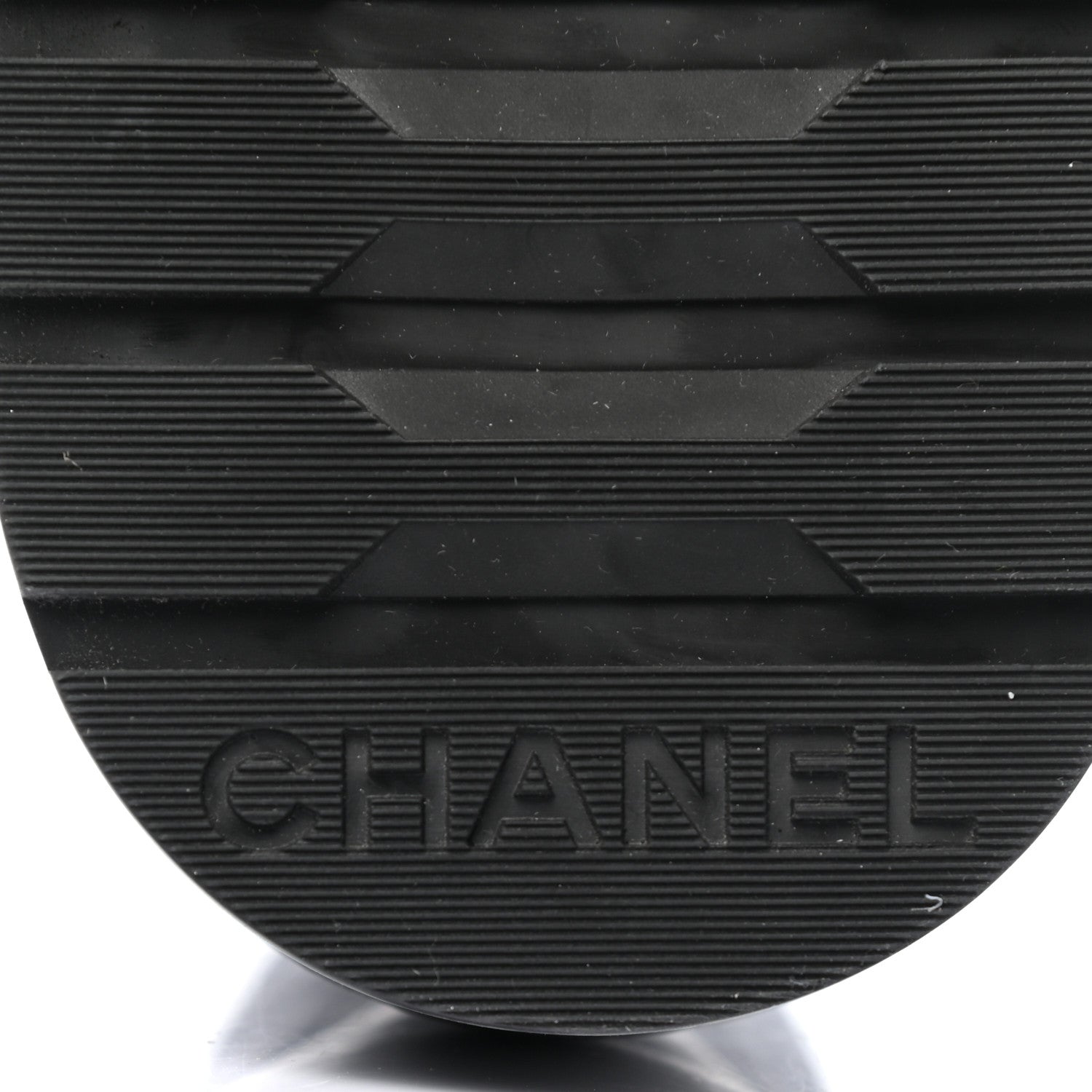 Chanel Lambskin Calfskin Quilted Lace Up Combat Boots 39 Navy 6 of 8