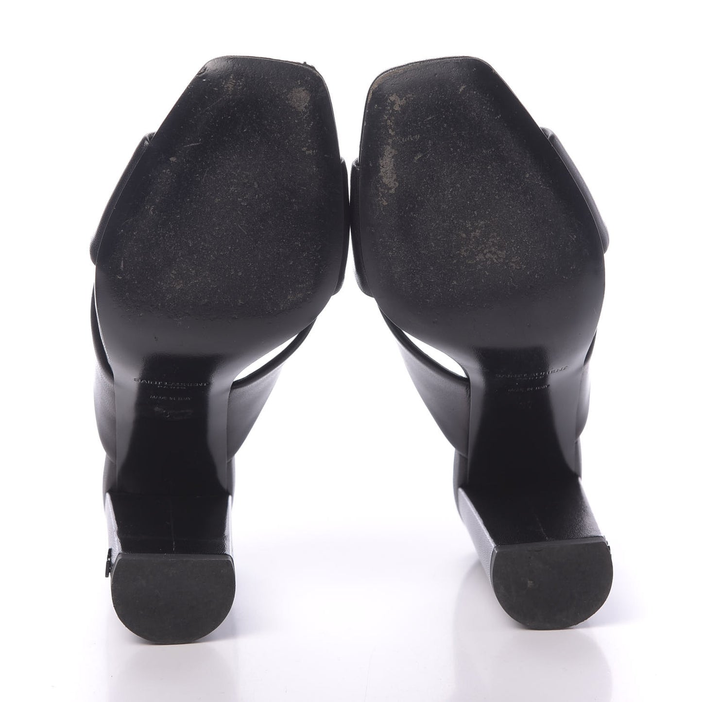 Calfskin LouLou Mules 37 Black