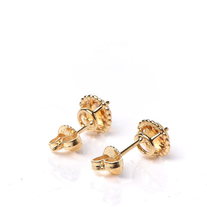 Tiffany 18K Yellow Gold Citrine Round Sparklers Earrings 3 of 5