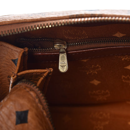 MCM Visetos Boston Bag Cognac 6 of 12