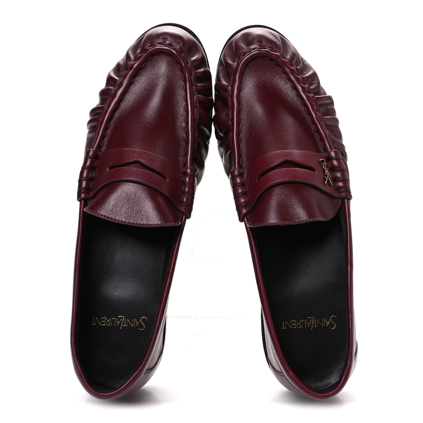 Radiance Calfskin Le Loafer 15 Moccasin 40 Dark Ruby
