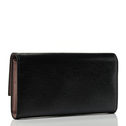 Gucci Shangai Calfskin Lovely Heart Continental Wallet Black 2 of 3