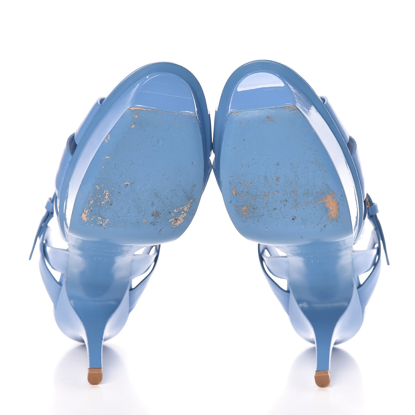 Patent Tribute 75 Platform Sandals 39.5 Blue Clair