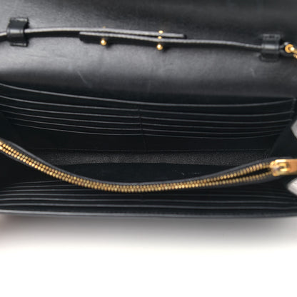 Saint Laurent Smooth Calfskin Medium Classic Monogram Kate Satchel Black 5 of 17