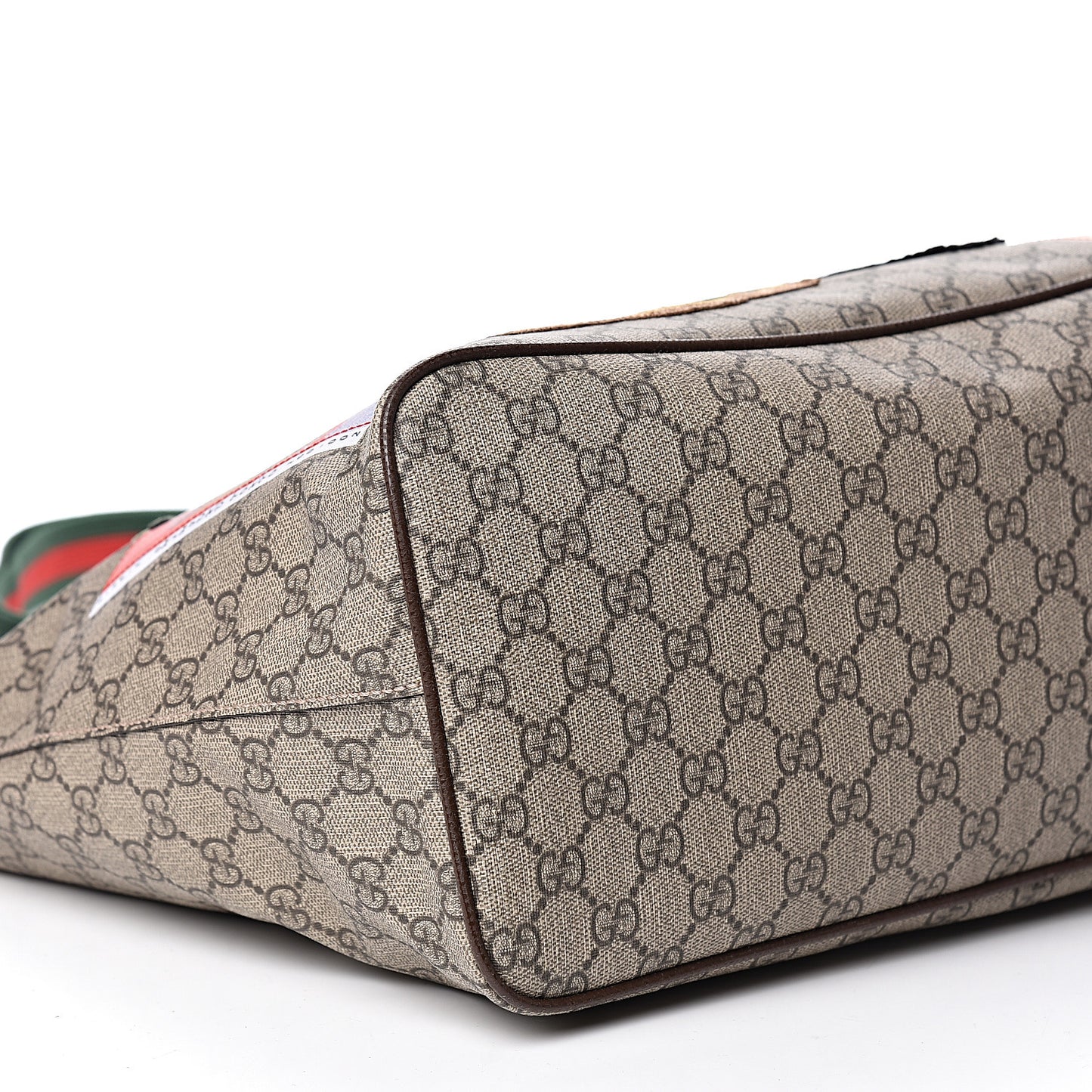 Soft GG Supreme Monogram Courrier Medium Crossbody Tote Beige New Acero