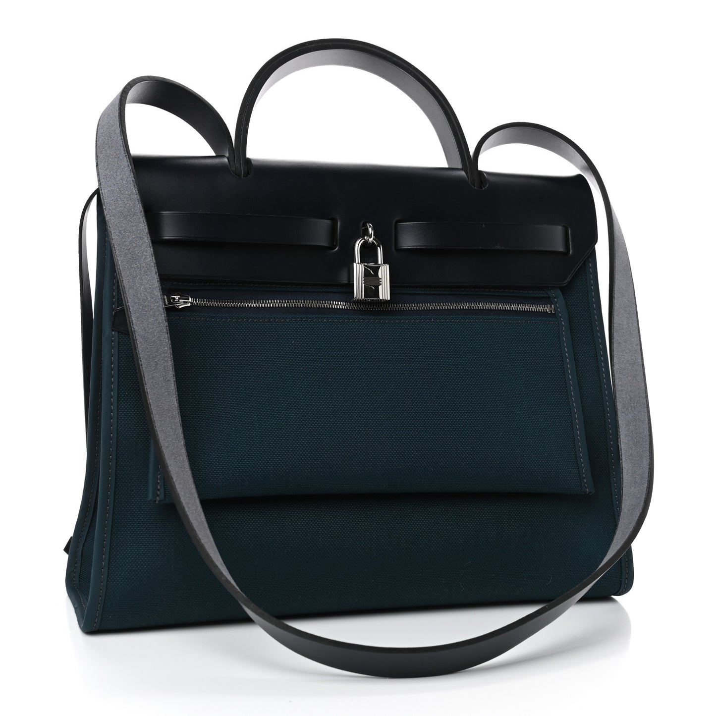 Toile Vache Hunter Herbag Zip PM 31 Bleu Nuit Bleu Ocean