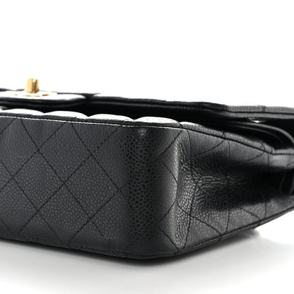 Chanel Caviar Quilted Medium Double Flap Black 10 of 11