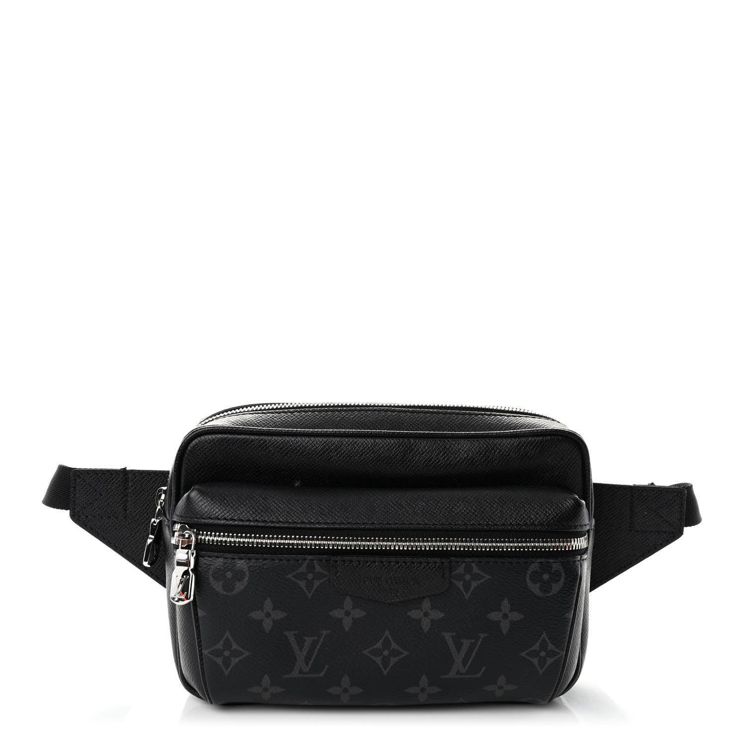 Louis Vuitton Taiga Monogram Eclipse Outdoor Bum Bag Black 1 of 9