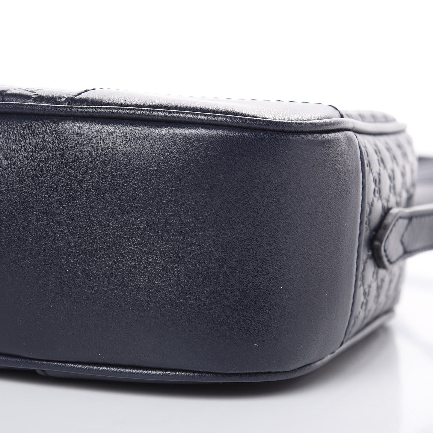 Soft Microguccissima Mini Bree Messenger Bag Blue