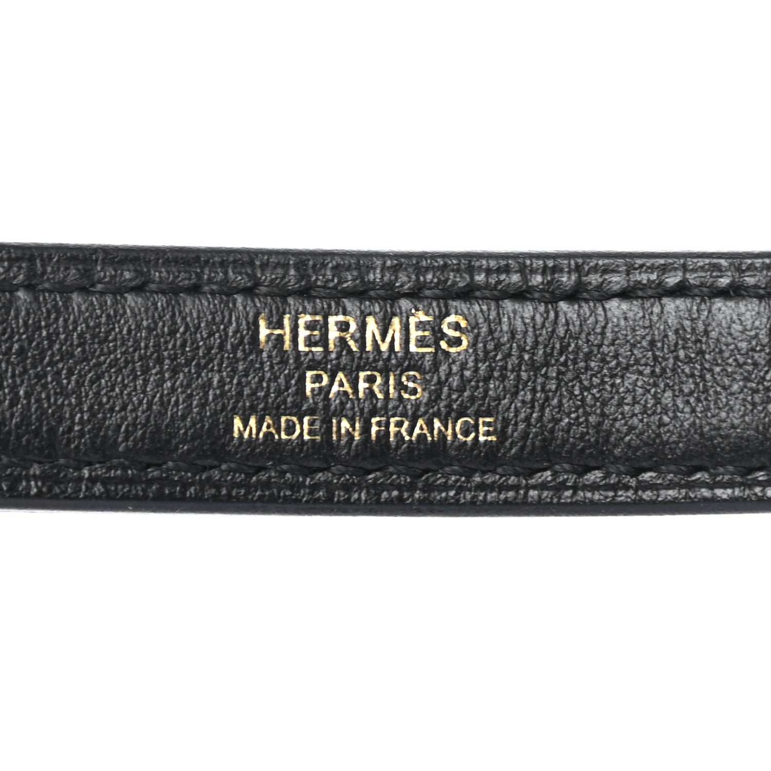 Hermes Swift 16mm Mini Dog Carres Bag Strap Black 3 of 4