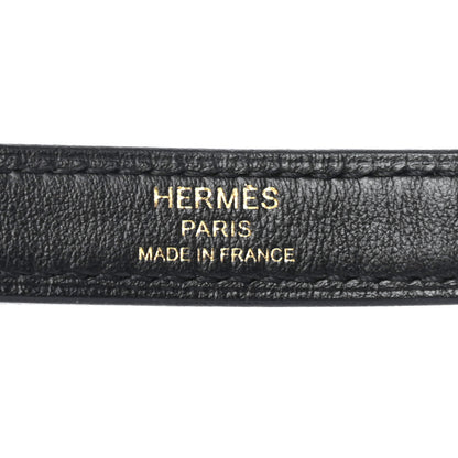 Hermes Swift 16mm Mini Dog Carres Bag Strap Black 3 of 4
