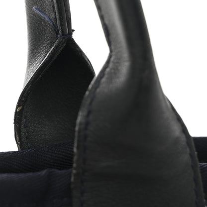 Chanel Denim Large Deauville Tote Blue Orange 12 of 12