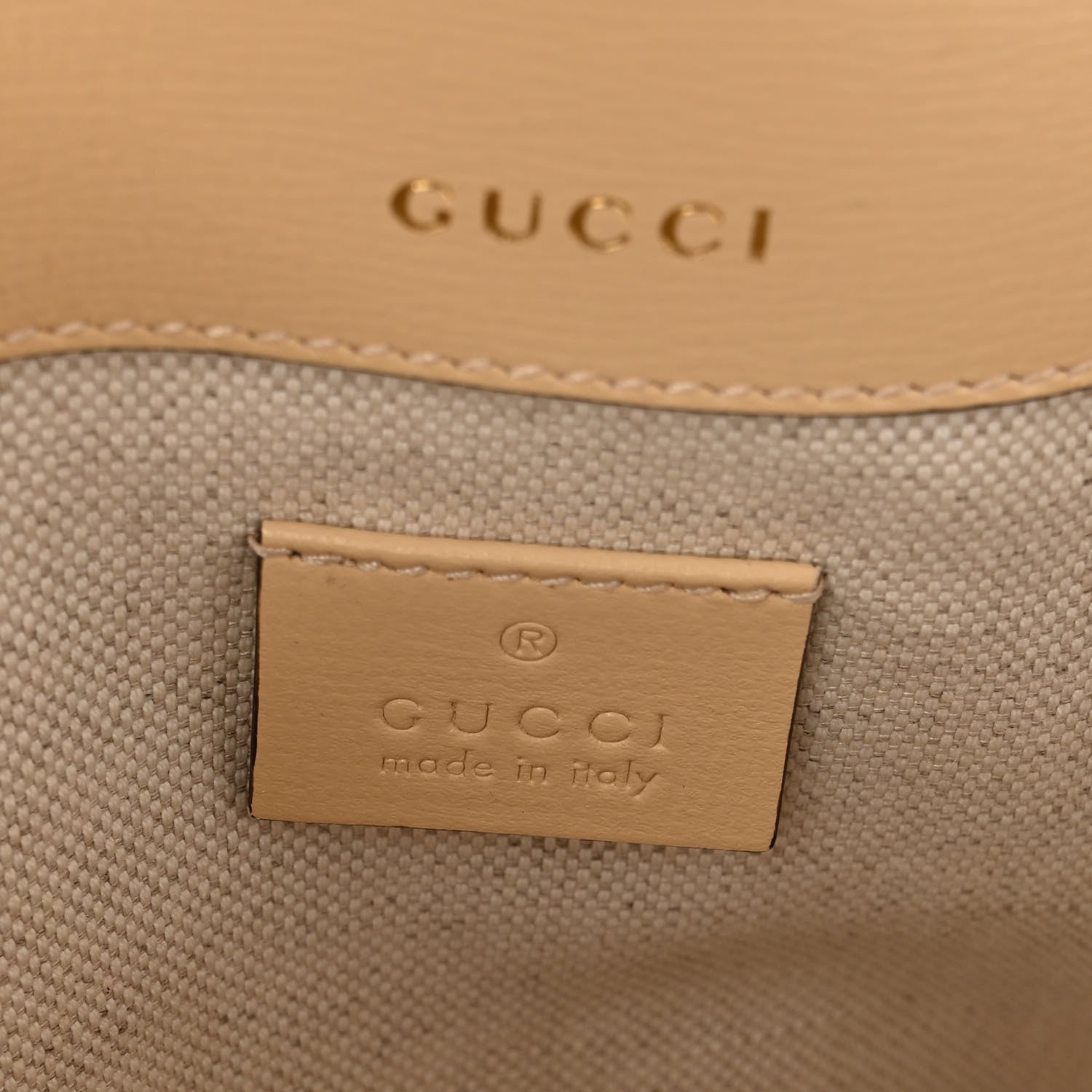 Gucci Azalea Calfskin Web Mini Horsebit 1955 Shoulder Bag Bubble Tea 6 of 10