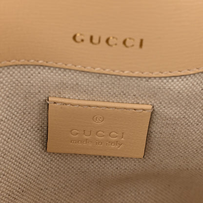 Gucci Azalea Calfskin Web Mini Horsebit 1955 Shoulder Bag Bubble Tea 6 of 10