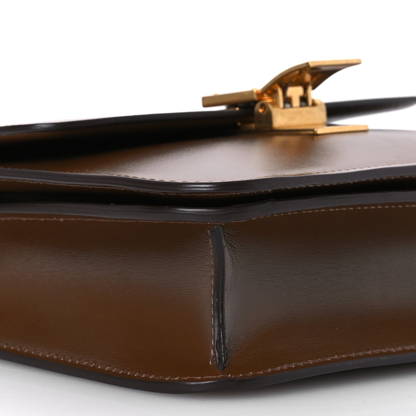 Box Calfskin Teen Classic Box Flap Bag Camel