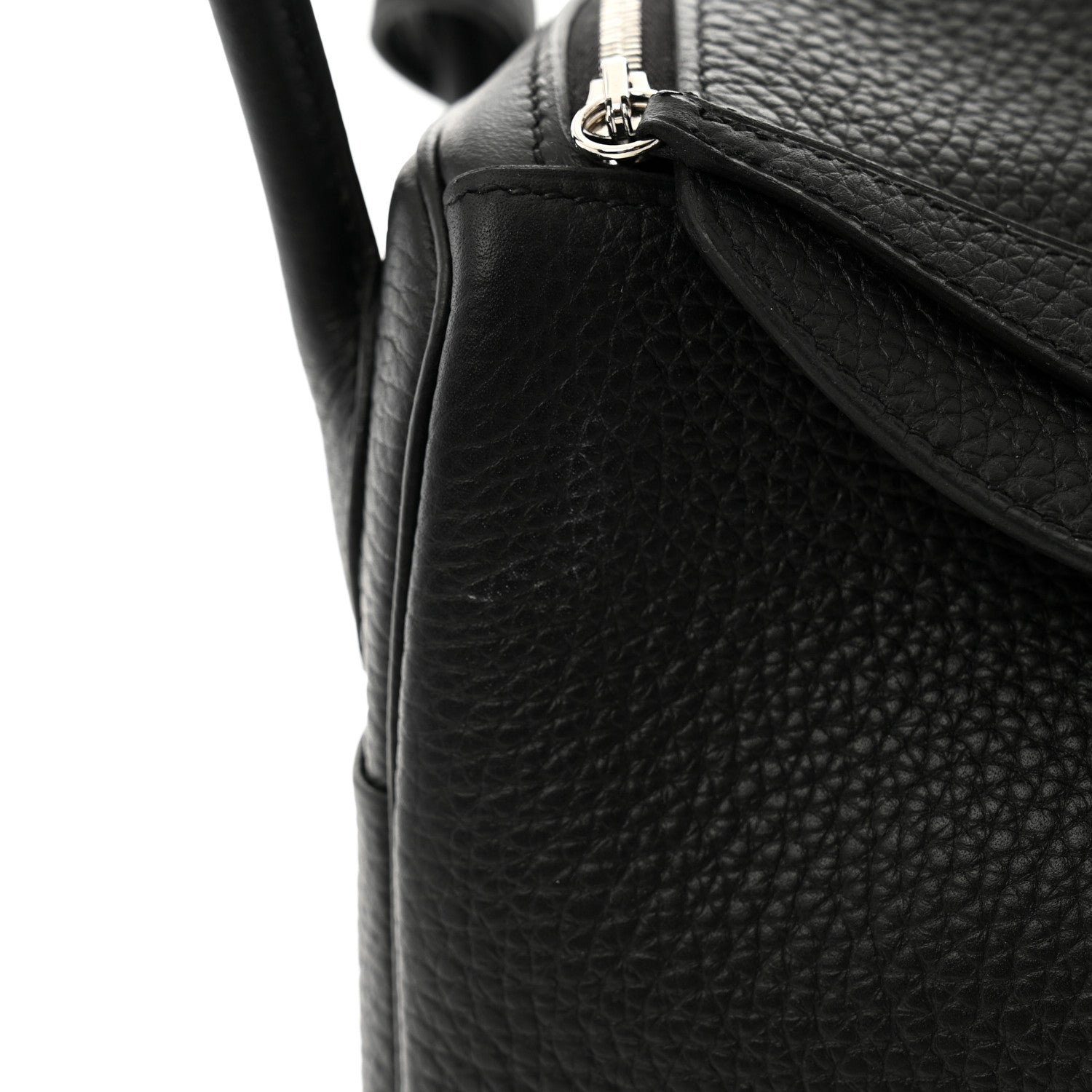 Hermes Taurillon Clemence Lindy 26 Black 11 of 13