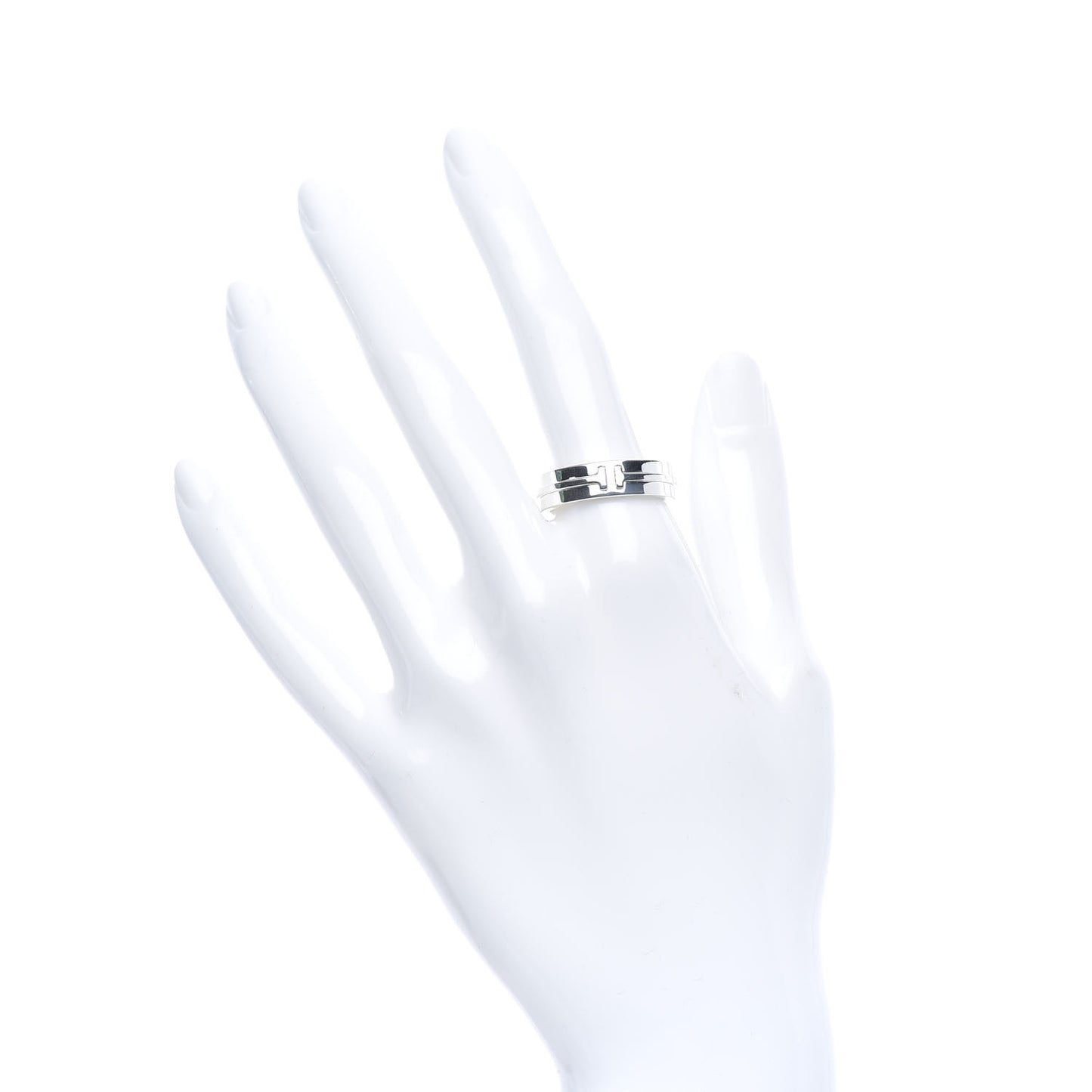 Sterling Silver T Wide Ring 58 8.25