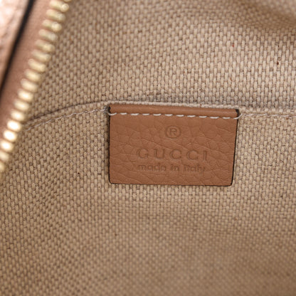 Gucci Pebbled Calfskin Small Soho Disco Bag Rose Beige 6 of 10