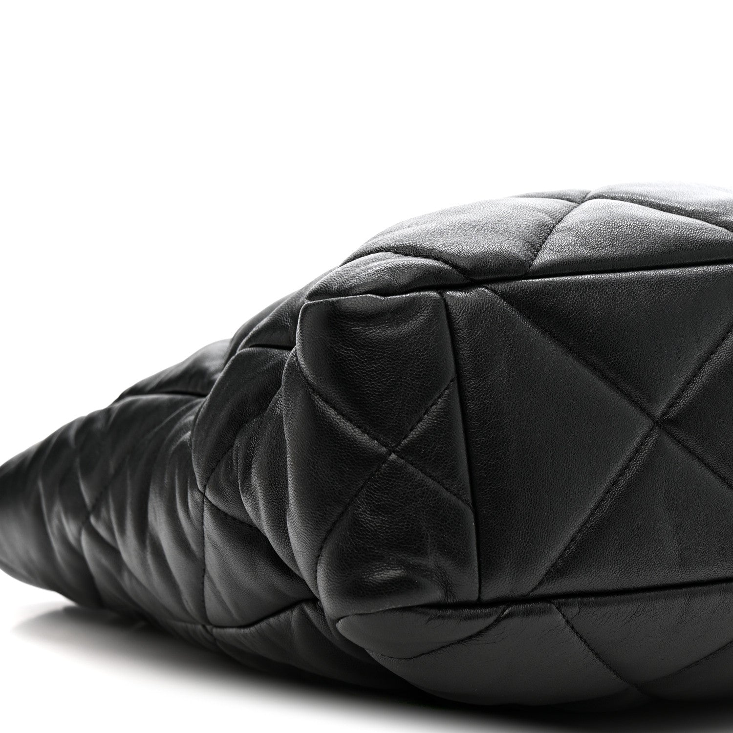 Chanel Lambskin Quilted Chanel 19 Shopping Bag Black 9 of 10