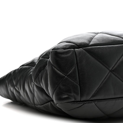 Chanel Lambskin Quilted Chanel 19 Shopping Bag Black 9 of 10