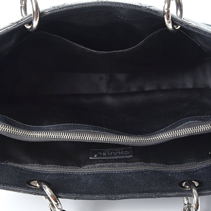 Chanel Caviar Quilted Grand Shopping Tote GST Black 4 of 11