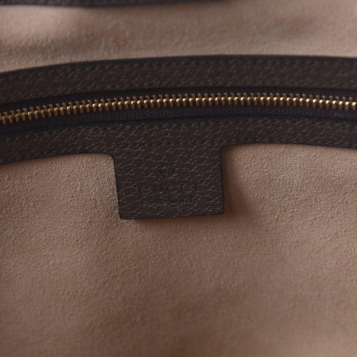 GG Supreme Monogram Medium Ophidia Shopping Tote Brown