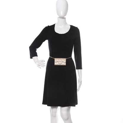 Chanel Metallic Lambskin Quilted Flap Chain Waist Bag Gold 2 of 11