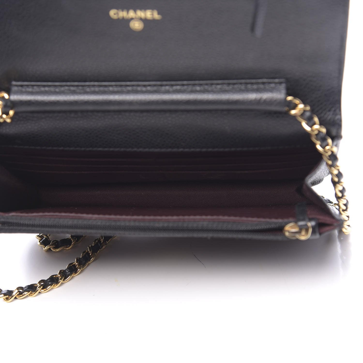 Chanel Caviar Quilted Wallet On Chain WOC Black 5 of 12