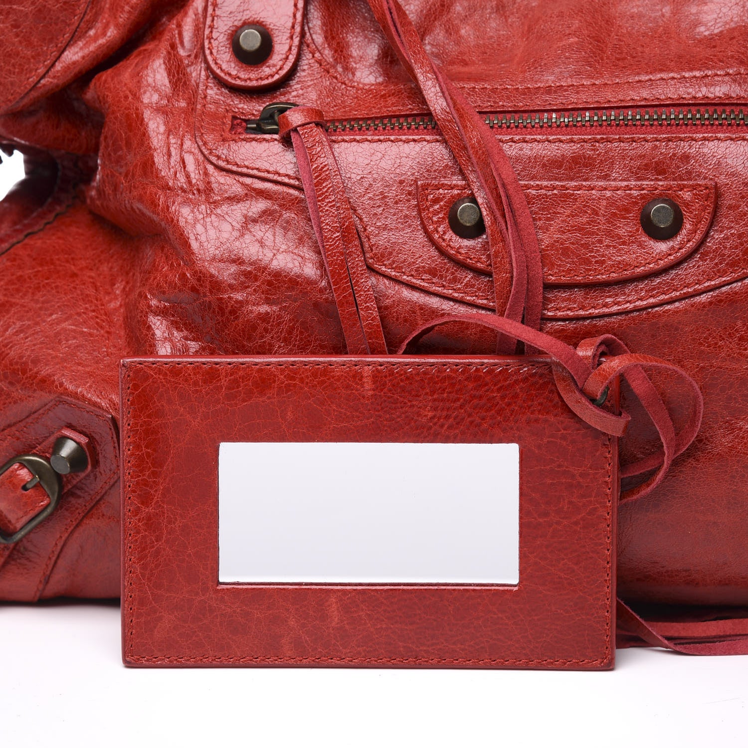 Balenciaga Chevre Classic Hardware City Rouge Vermillon 10 of 11