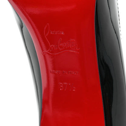 Christian Louboutin Patent Pigalle Follies 85 Pumps 37.5 Black 7 of 9