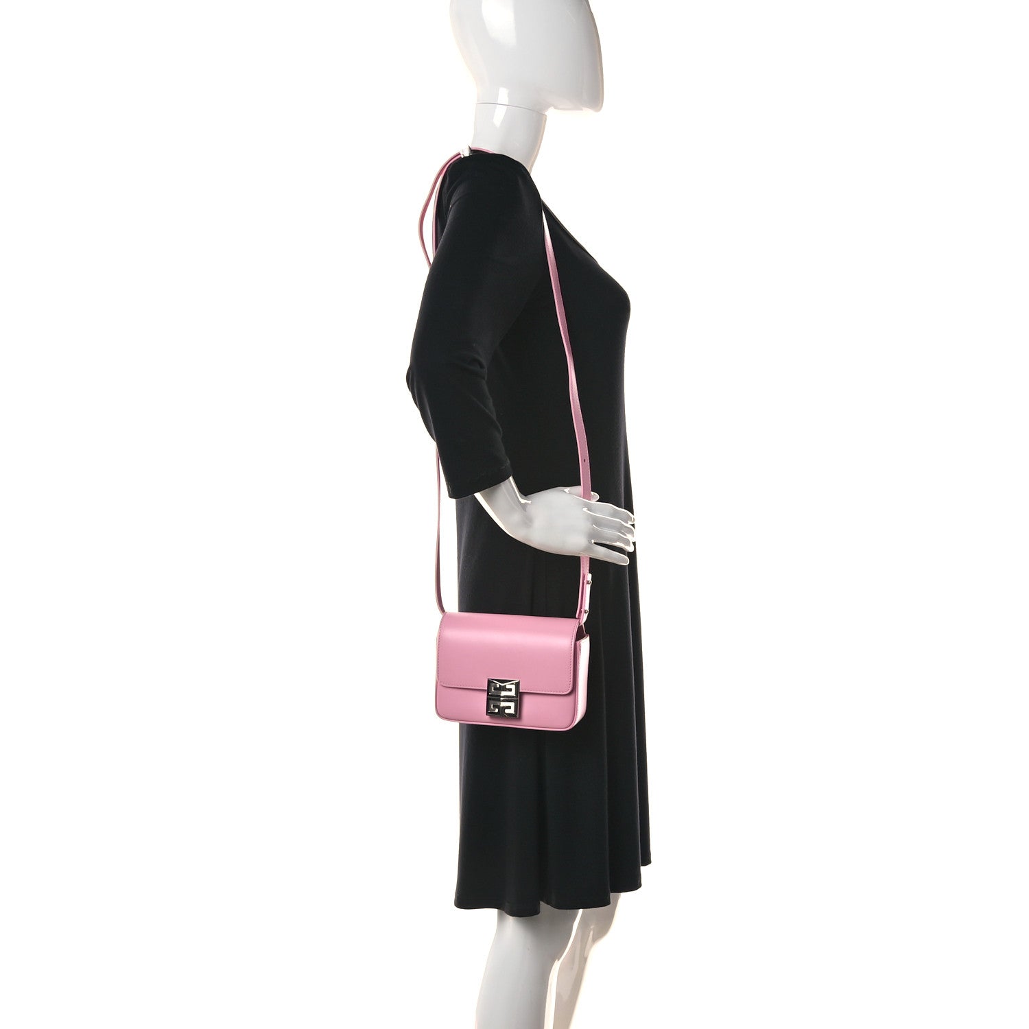 Givenchy Box Calfskin Small 4G Shoulder Bag Pink 2 of 9