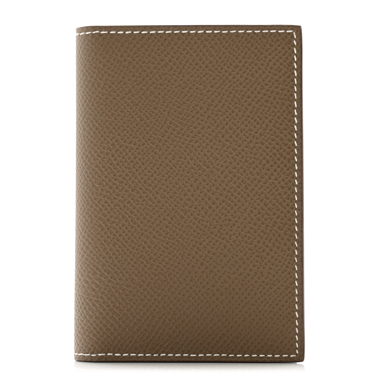 Hermes Epsom MC2 Euclide Card Holder Case Etoupe 1 of 8