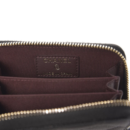 Chanel Caviar Quilted Zip Coin Purse Black 6 of 7