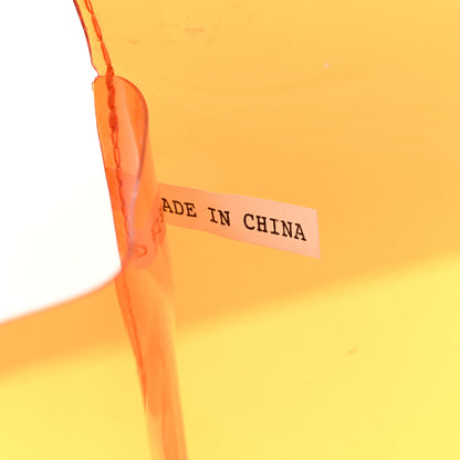 Hermes Vinyl Souvenir De L'Exposition Kelly Orange 6 of 14