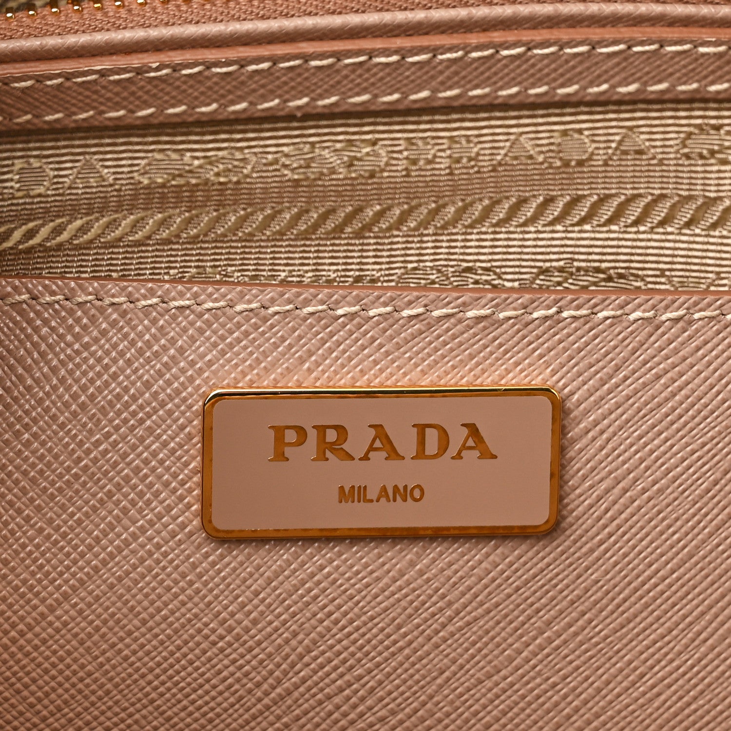 Prada Saffiano Medium Galleria Double Zip Tote Cammeo 8 of 12