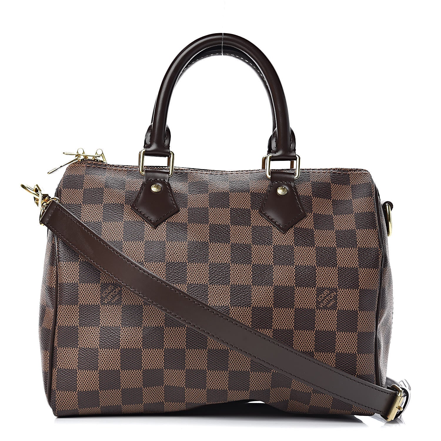 Louis Vuitton Damier Ebene Speedy Bandouliere 25 1 of 12