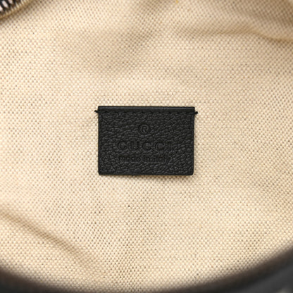 Gucci Grained Calfskin Logo Belt Bag Black 6 of 10