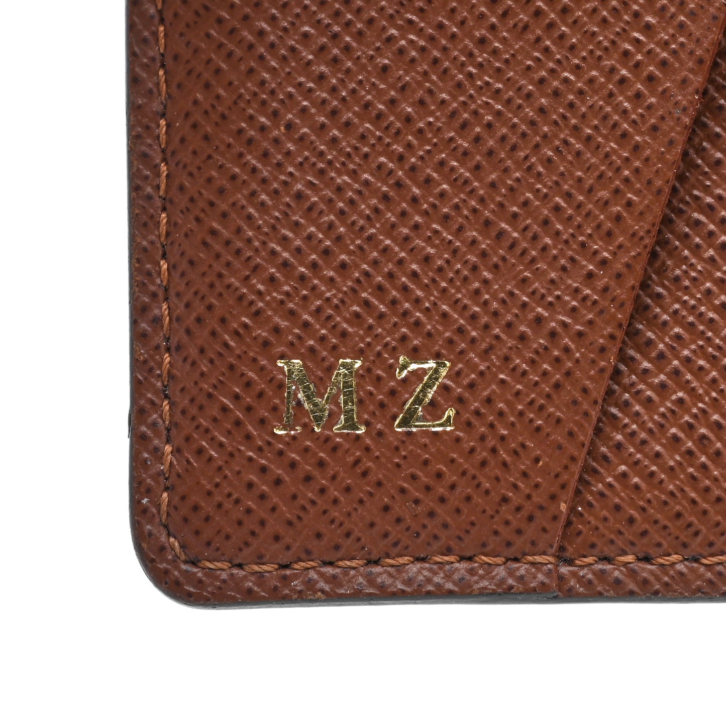 Monogram Pocket Organizer Card Holder NM
