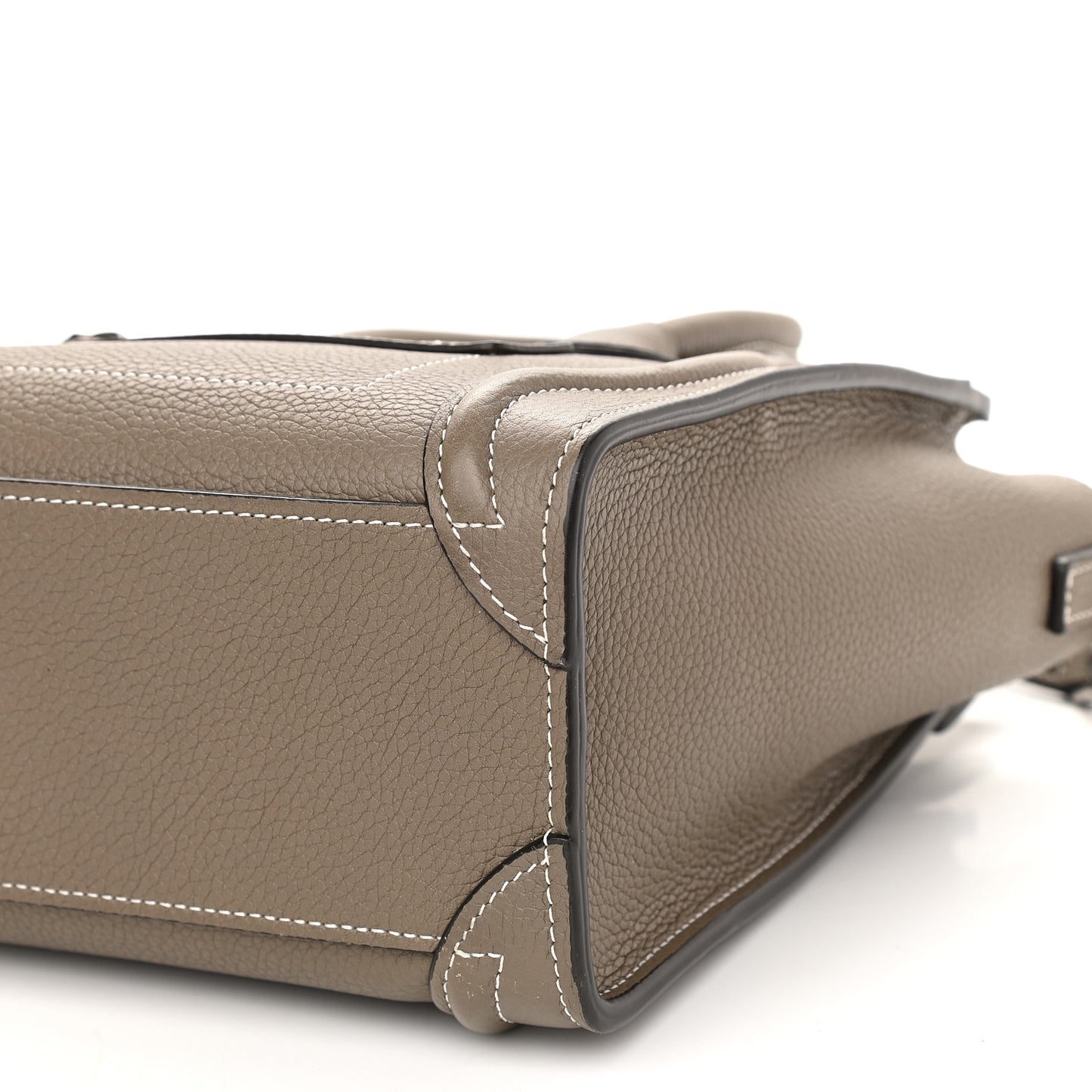 Drummed Calfskin Nano Luggage Souris