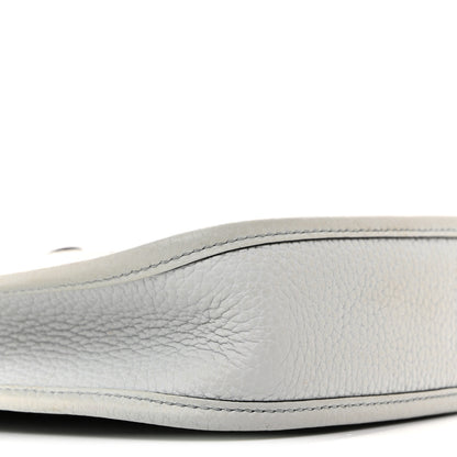 Hermes Taurillon Clemence Amazone Evelyne TPM Bleu Pale Indigo 11 of 17
