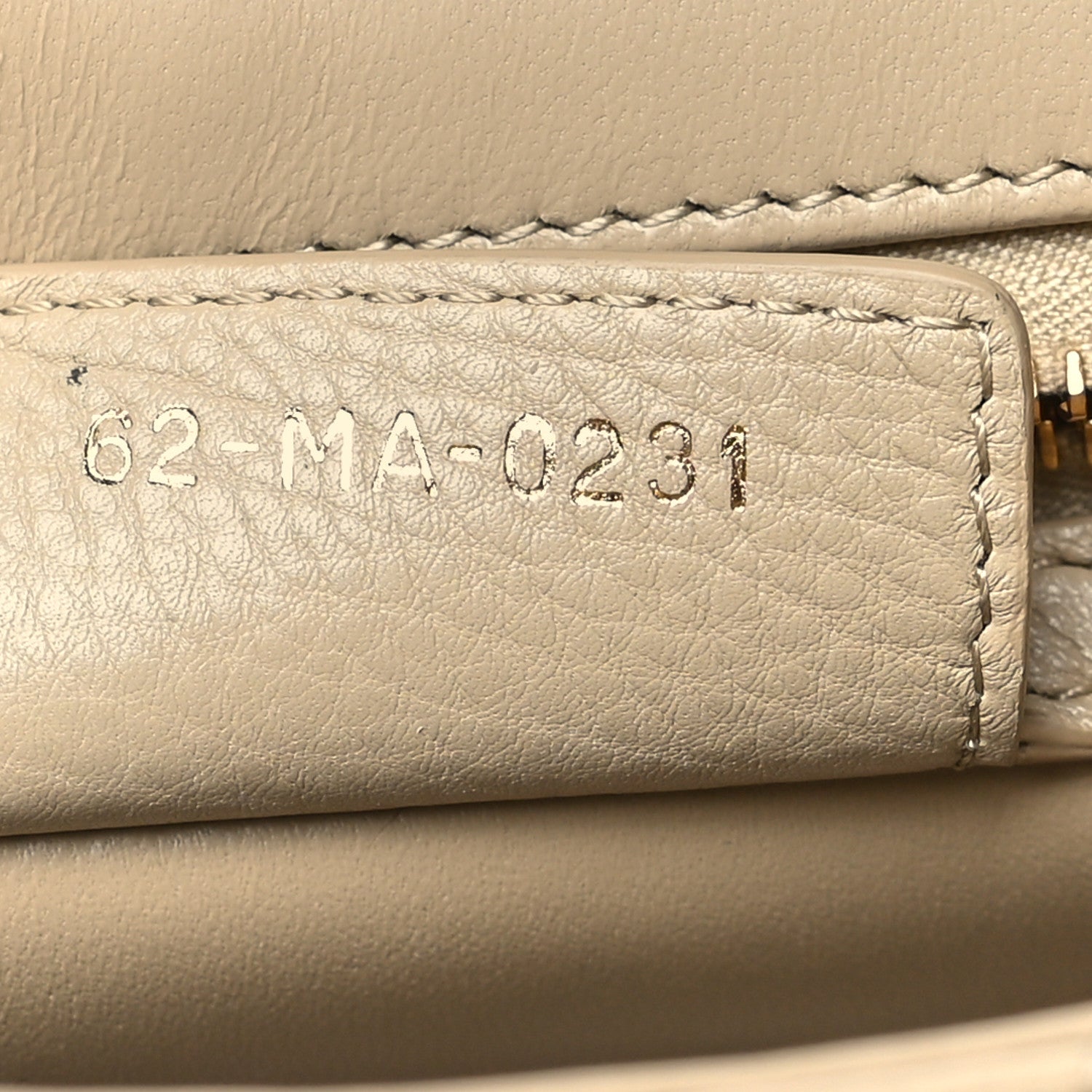 Christian Dior Grained Calfskin Cannage Small Caro Bag Beige 6 of 9