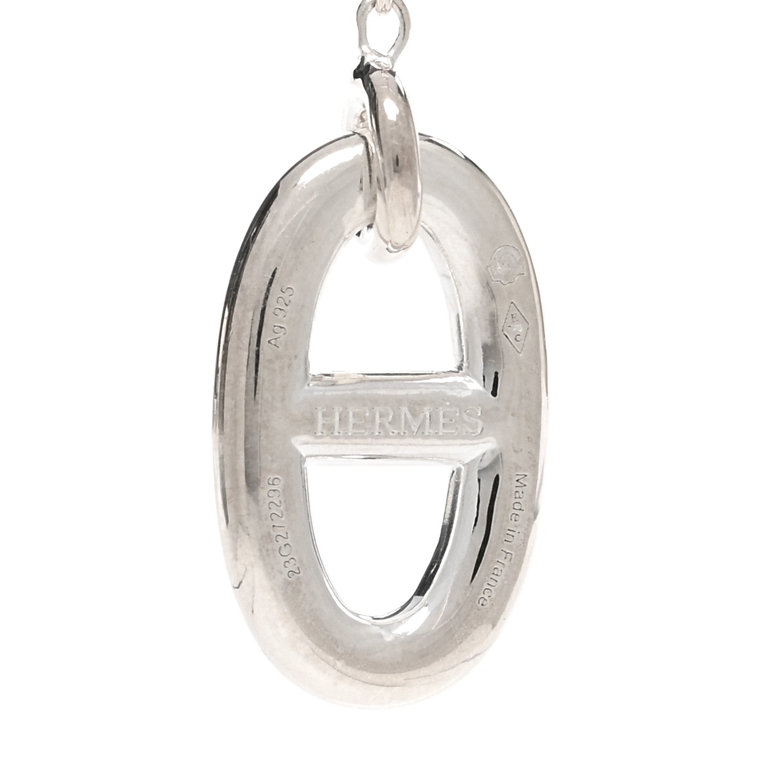 Hermes Sterling Silver Farandole Drop Earrings 4 of 5
