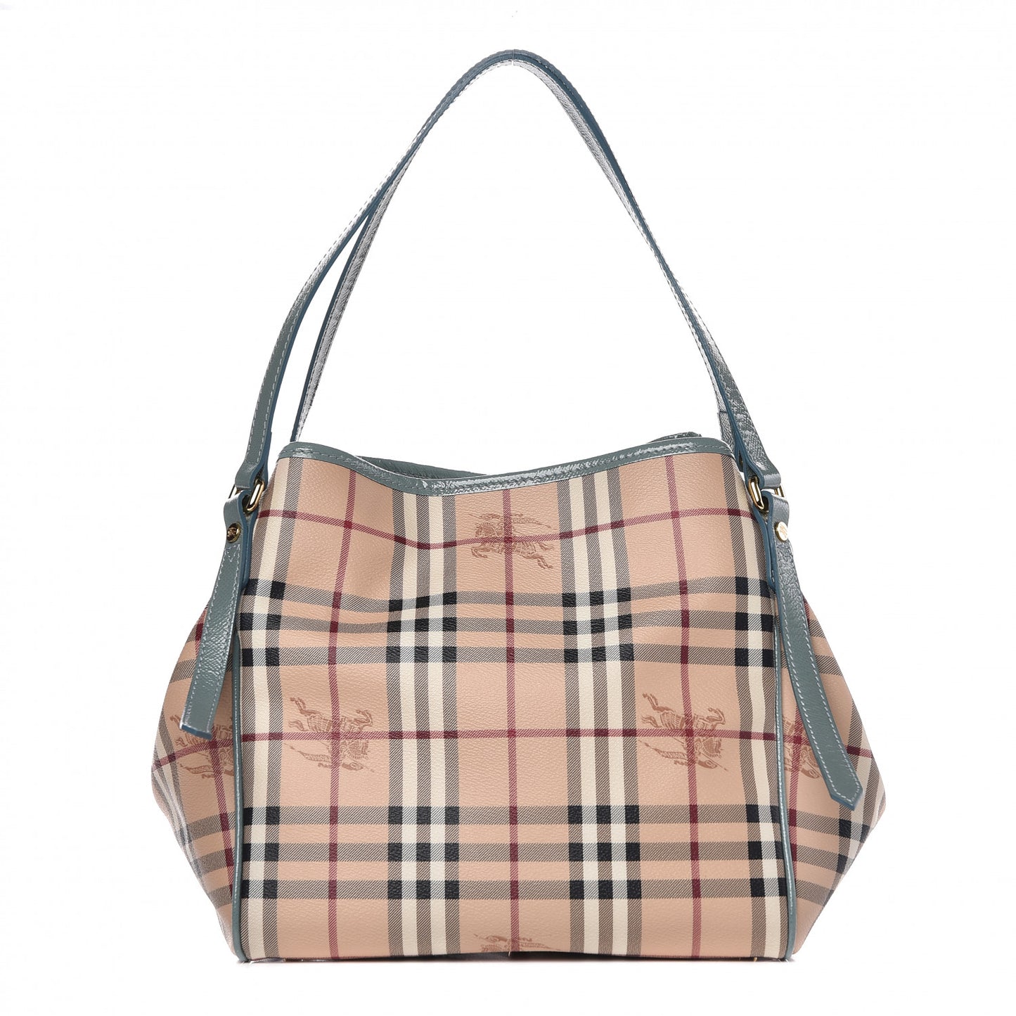 Haymarket Check Small Canterbury Tote Eucalyptus Grey