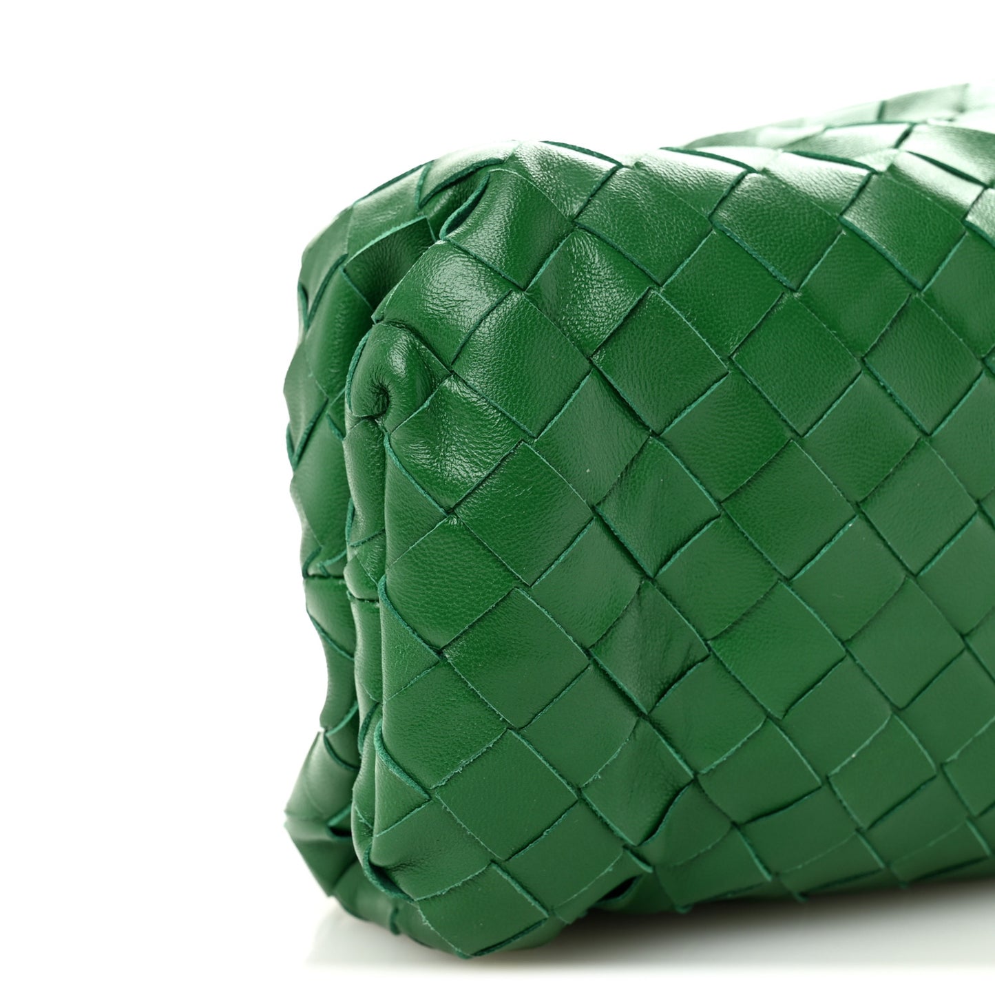 Nappa Maxi Intrecciato The Pouch Oversized Clutch Raintree
