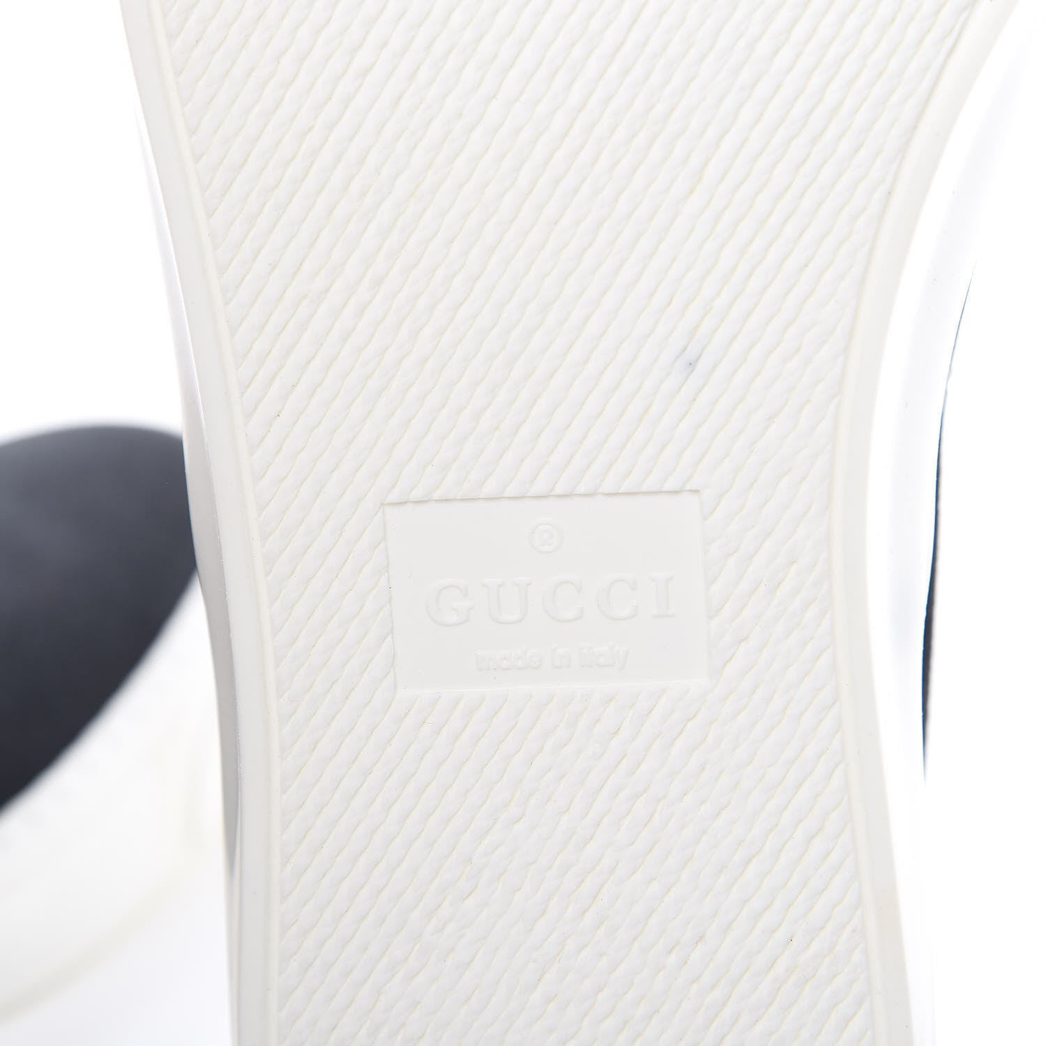 Gucci Canvas Anchor Patch Mens Slip On Sneakers 8 Navy 6 of 11